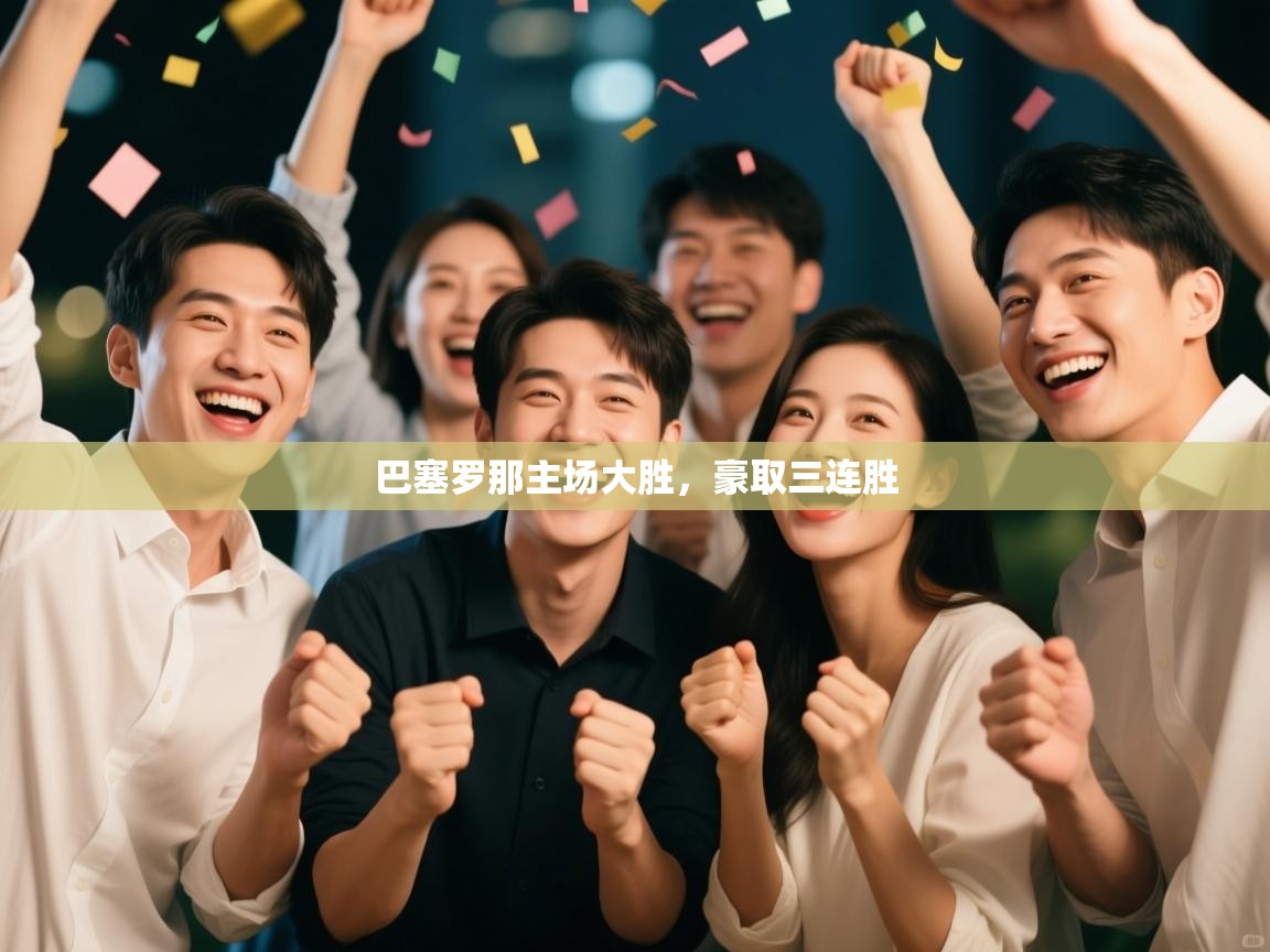 巴塞罗那主场大胜，豪取三连胜