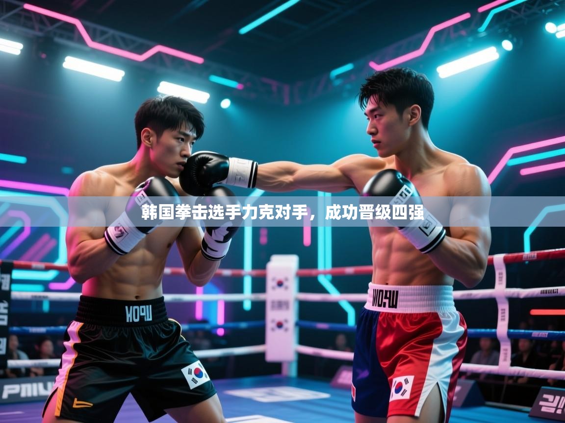 韩国拳击选手力克对手，成功晋级四强